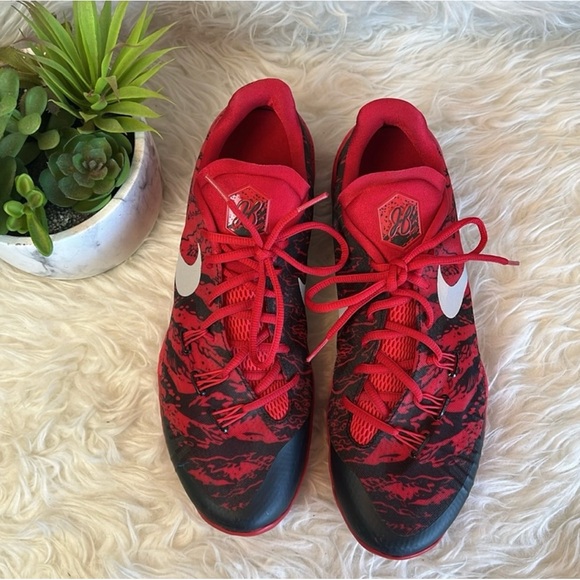 Nike Men’s Hyperchase PE James Harden Camo Red/Black Basketball Shoes Size 12 - Picture 3 of 12
